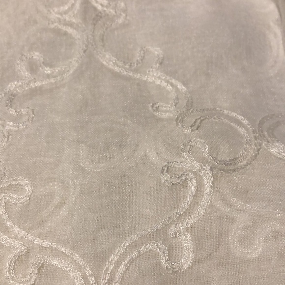 NEW without tags three curtains panels 36X84 each , off white. - Picture 3 of 4